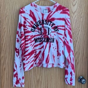 Wisconsin Badgers Long Sleeve Crop Top